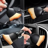 2 Brosses De Nettoyage Intérieur Voiture - Poils Doux Nanofibre, Design Courbé, Sans Rayures, Pour Tableau De Bord Et Aérations