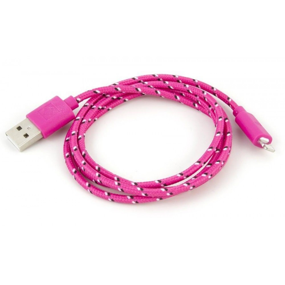 Lightning Kabel Seil rosa iPhone