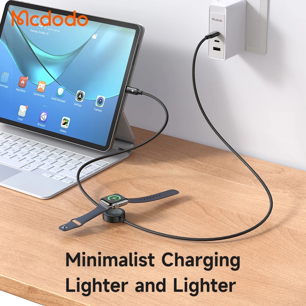 2-in-1 USB-C auf Apple Watch und Lightning Kabel (1,5 m) - Mcdodo - iPhone & Apple Watch (60W)
