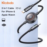 2-in-1 USB-C auf Apple Watch und Lightning Kabel (1,5 m) - Mcdodo - iPhone & Apple Watch (60W)