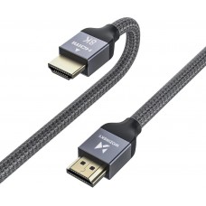 Câble HDMI 2.1 8K 60 Hz 48 Gbps / 4K 120 Hz / 2K 144 Hz (1 m) Wozinsky - Argent