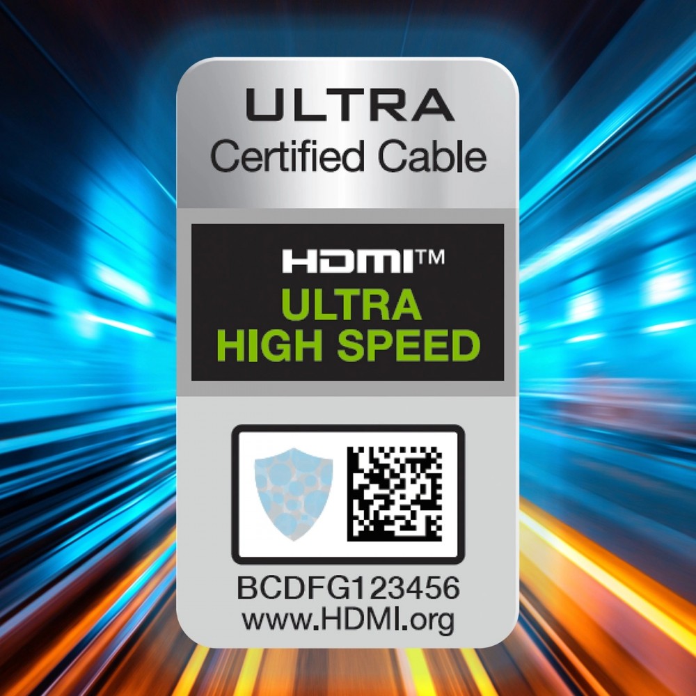 Câble HDMI 2.1 8K 60 Hz 48 Gbps / 4K 120 Hz / 2K 144 Hz (1 m) Wozinsky - Argent