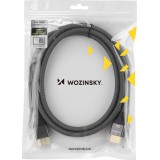 Câble HDMI 2.1 8K 60 Hz 48 Gbps / 4K 120 Hz / 2K 144 Hz (1 m) Wozinsky - Argent