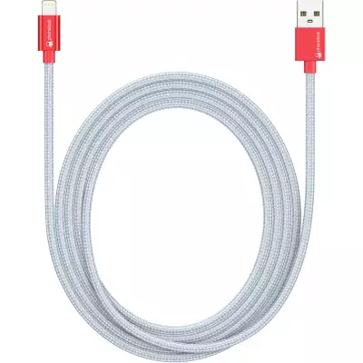 Câble Lightning (1.5 m) iPhone vers USB - Nylon argent PhoneLook