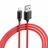 iPhone Kabel (1 m) Lightning auf USB-A - PhoneLook schwarz/rot