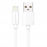 Câble Lightning iPhone USB (50 cm) - PhoneLook - Blanc