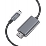 Câble USB-C vers HDMI 4K 60Hz Tech-Protect UltraBoost (2 m) - Noir