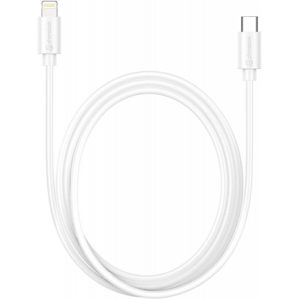 Câble iPhone Fast Charge (1 m) Lightning vers USB-C - PhoneLook - Blanc