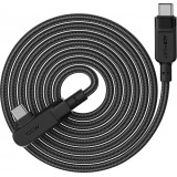 Acefast C5-03 - USB-C zu USB-C Kabel PD QC 100W 5A 480Mb/s (2 m) - Schwarz