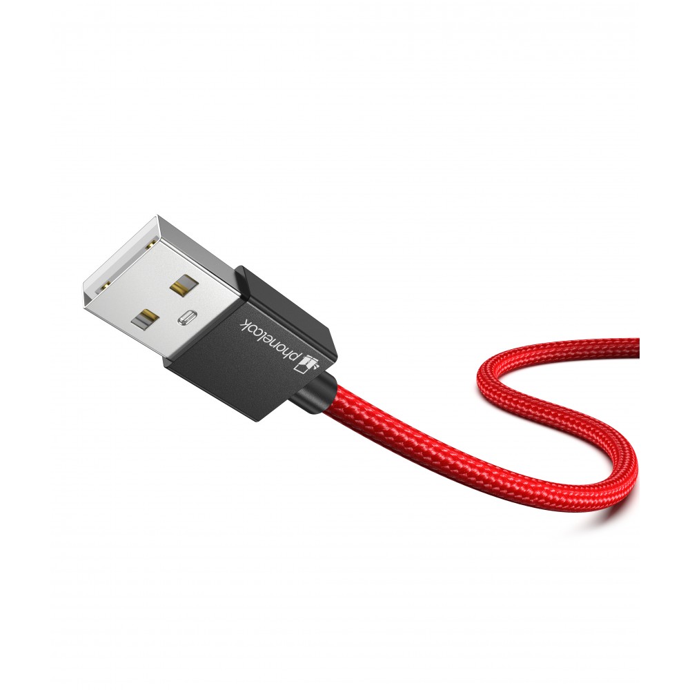 Ladekabel (1 m) USB-C auf USB-A - Nylon PhoneLook