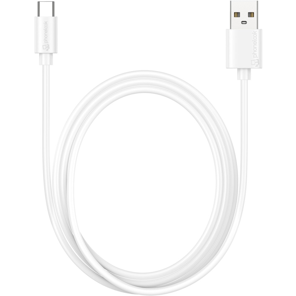 USB-A auf USB-C Ladekabel (50 cm) - PhoneLook - Weiss