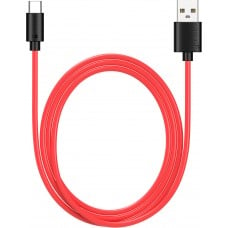 Câble chargeur (1 m) USB-C vers USB-A - PhoneLook noir/rouge