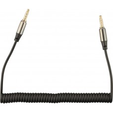 Câble musique à double prise - Connecteur jack 3,5 mm AUX extensible - Noir