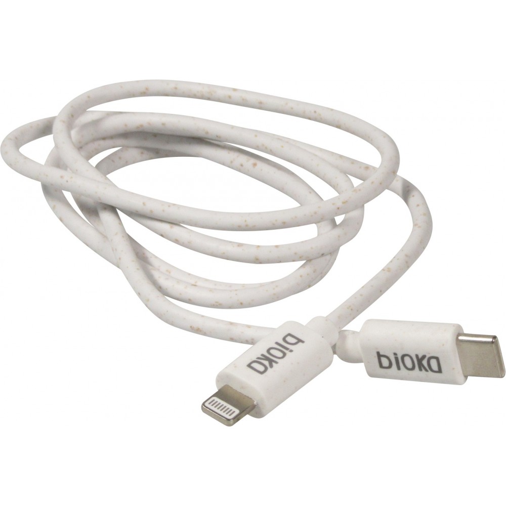 Ladekabel (1 m) Lightning auf USB-C - Bioka biologisch abbaubar Eco-friendly