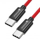 Câble chargeur (2 m) USB-C vers USB-C - Nylon PhoneLook