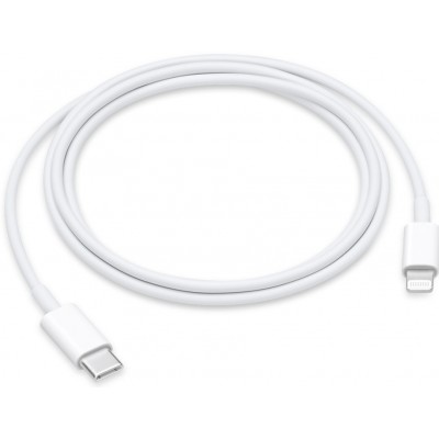 Câble de charge Lightning vers USB-C original Apple iPhone (1 m) - Blanc