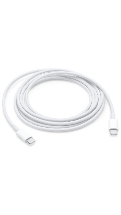 Câble de charge USB-C vers USB-C (2 m) original Apple (MLL82ZM/A) - Blanc