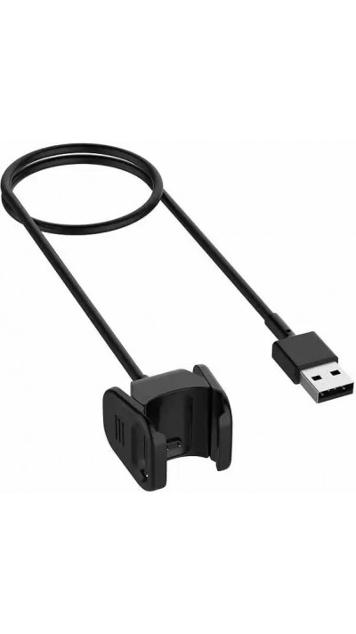 Câble de charge de 1 mètre Chargeur USB pour Fitbit 3/4 - Noir - Fitbit Charge 3 / 4