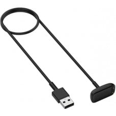 1 Meter Ladekabel Ladegerät USB für Fitbit Charge 5 / 6 - Schwarz