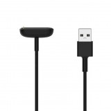 1 Meter Ladekabel Ladegerät USB für Fitbit Charge 5 / 6 - Schwarz