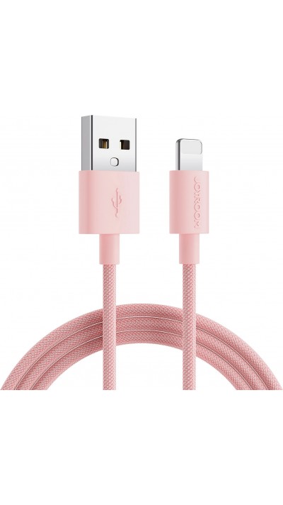 Câble de charge et données USB-A vers Lightning Fast Charge 2.4A (2m) Joyroom S-2030M13 - Rose