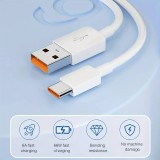 Ultralanges USB-A auf USB-C Ladekabel 10 Meter - Weiss