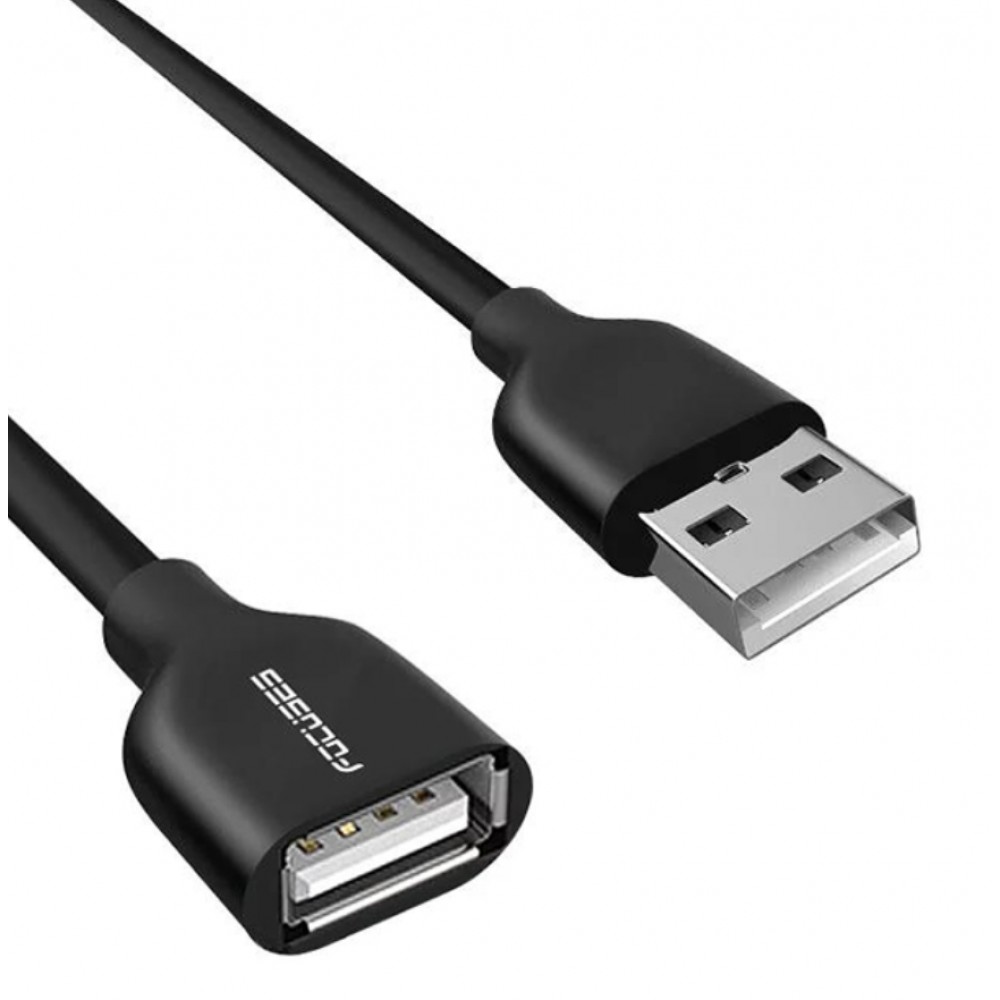Câble d'extension (1 m) USB-A avec connecteur USB-A - Clé USB adaptateur - Noir