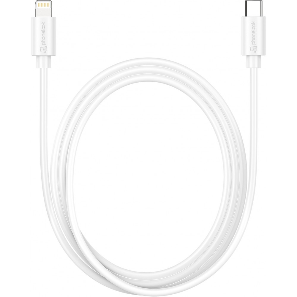 Câble de charge USB-C - 1M - Charge rapide 2A - Blanc