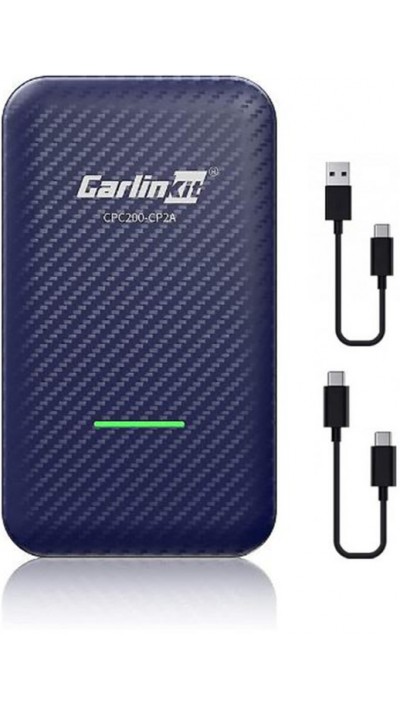 Carlinkit 4.0 Wireless Kit - Adaptateur sans fil pour voiture avec Apple CarPlay & Android Auto (CPC200-CP2A)