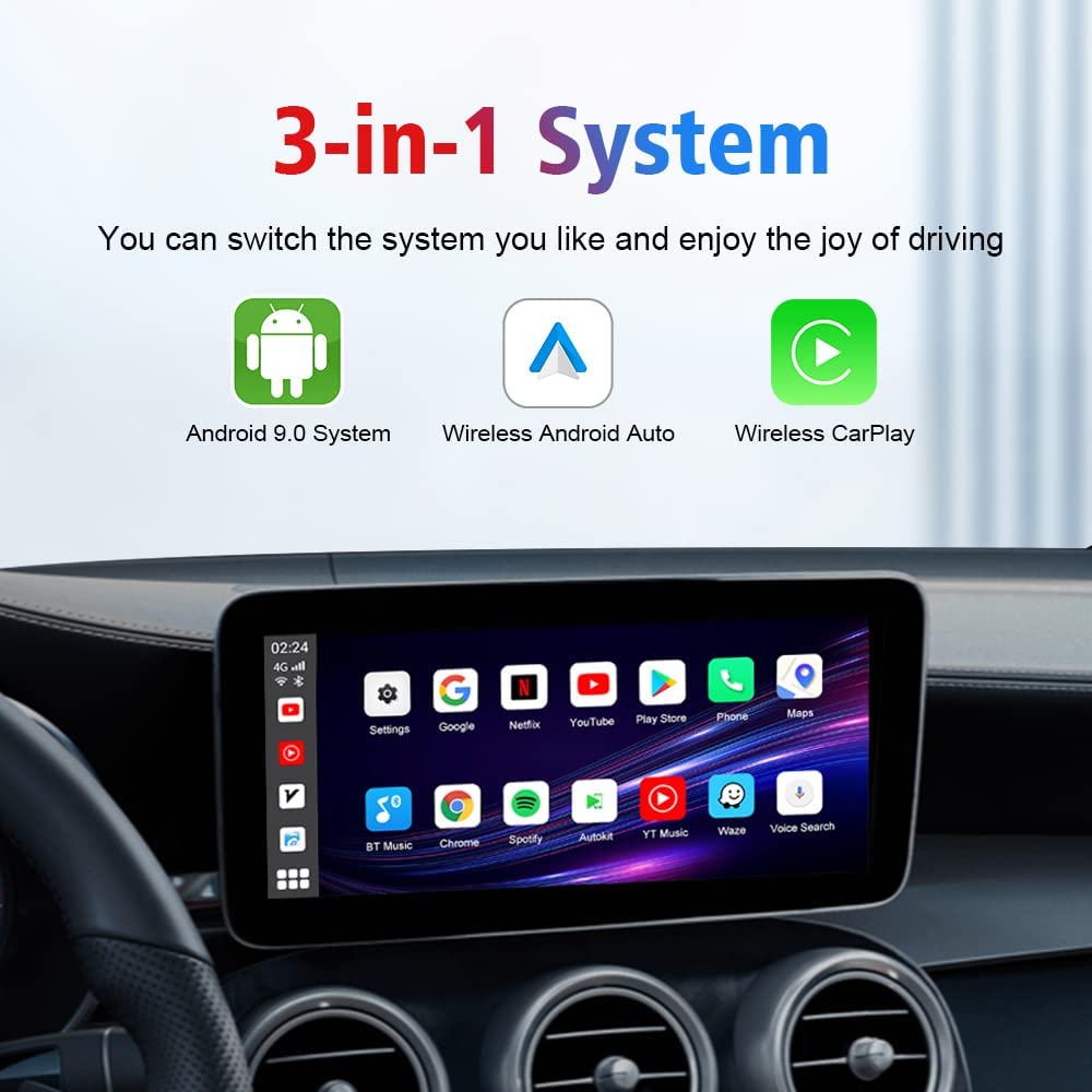 Carlinkit TBox Full Ai Smart Box adaptateur/convertisseur (Android 13.0 - CPC200-Tbox Plus) Wireless CarPlay et Android Auto