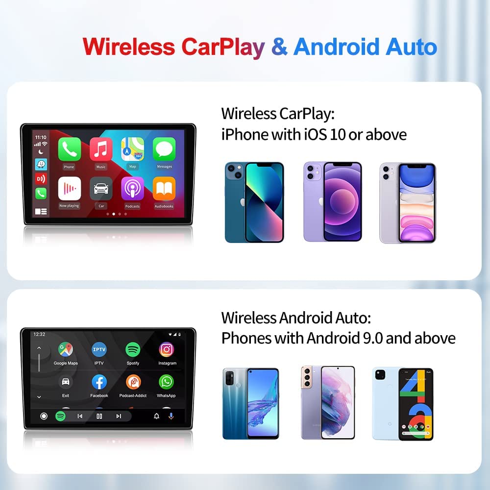 Carlinkit TBox Full Ai Smart Box Adapter/Konverter (Android 11.0 - CPC200-Tbox mini) Wireless CarPlay und Android Auto