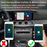 Carlinkit TBox Full Ai Smart Box adaptateur/convertisseur (Android 13.0 - CPC200-Tbox Plus) Wireless CarPlay et Android Auto