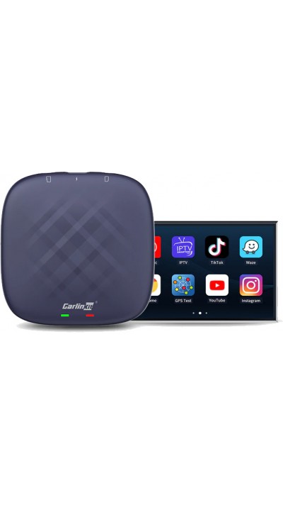 Carlinkit TBox Full Ai Smart Box adaptateur/convertisseur (Android 11.0 System) pour iOS CarPlay et Android Auto