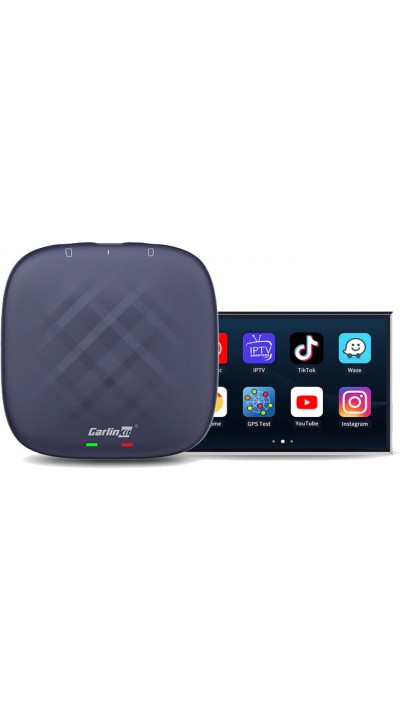 Carlinkit TBox Full Ai Smart Box adaptateur/convertisseur (Android 13.0 - CPC200-Tbox Plus) Wireless CarPlay et Android Auto