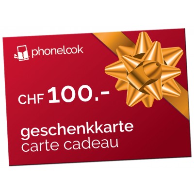Geschenkkarte CHF 100.-