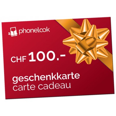 Carte cadeau CHF 100.-