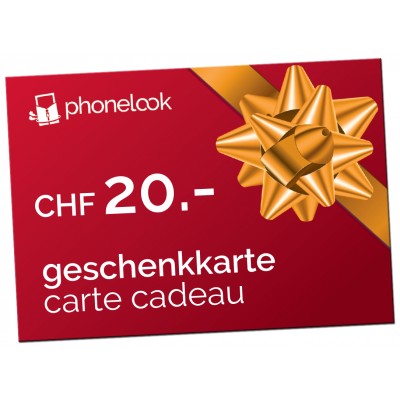 Geschenkkarte CHF 20.-