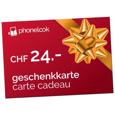 Carte cadeau CHF 24.-