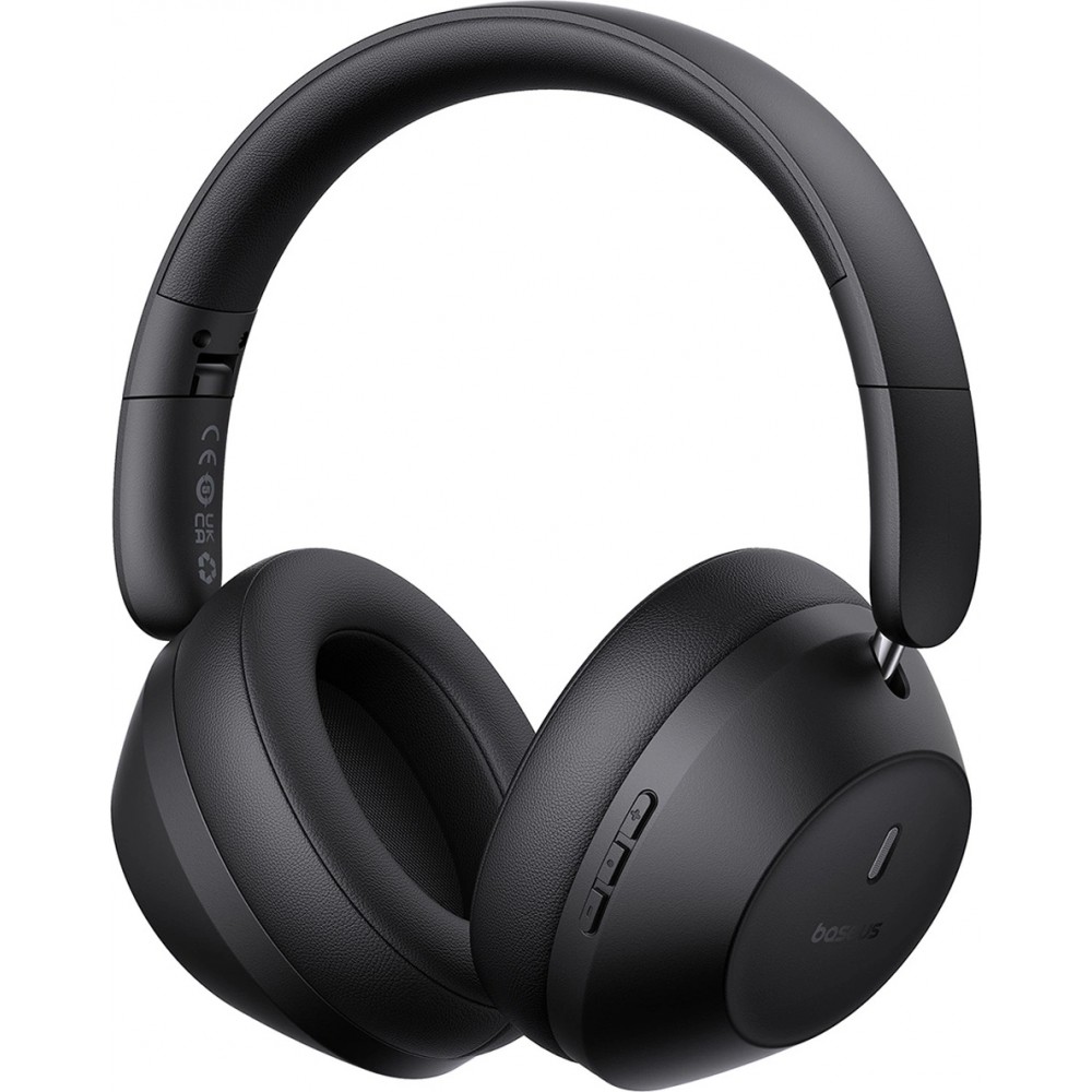 Casque Bluetooth 5.3 Sans Fil Baseus Bass 30 Max On-Ear Ultra Basses Puissantes - Noir