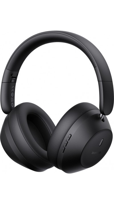 Casque Bluetooth 5.3 Sans Fil Baseus Bass 30 Max On-Ear Ultra Basses Puissantes - Noir