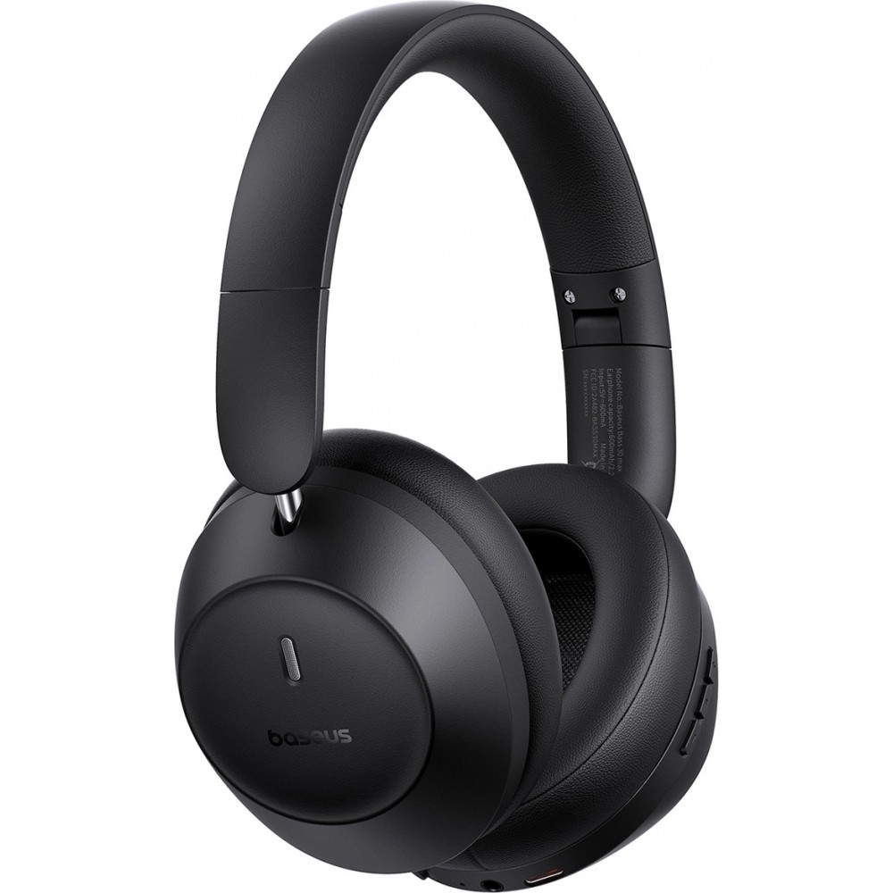 Casque Bluetooth 5.3 Sans Fil Baseus Bass 30 Max On-Ear Ultra Basses Puissantes - Noir