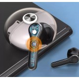 Bluetooth Kopfhörer ME-62 wireless In-Ear USB-C Mic Transparent Charging Case - Weiss