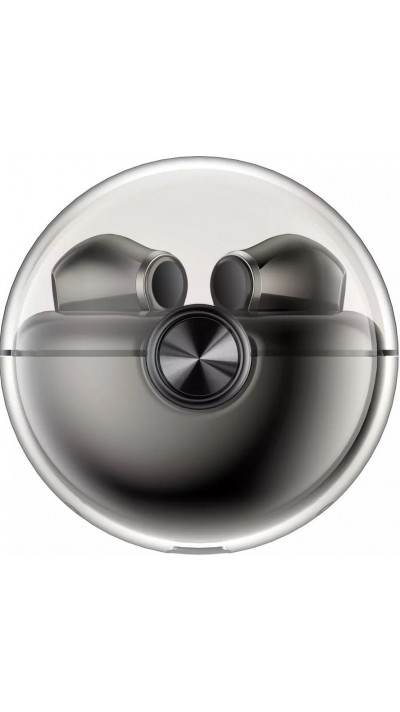 Casque Bluetooth ME-62 sans fil In-Ear USB-C Mic Transparent Charging Case - Noir