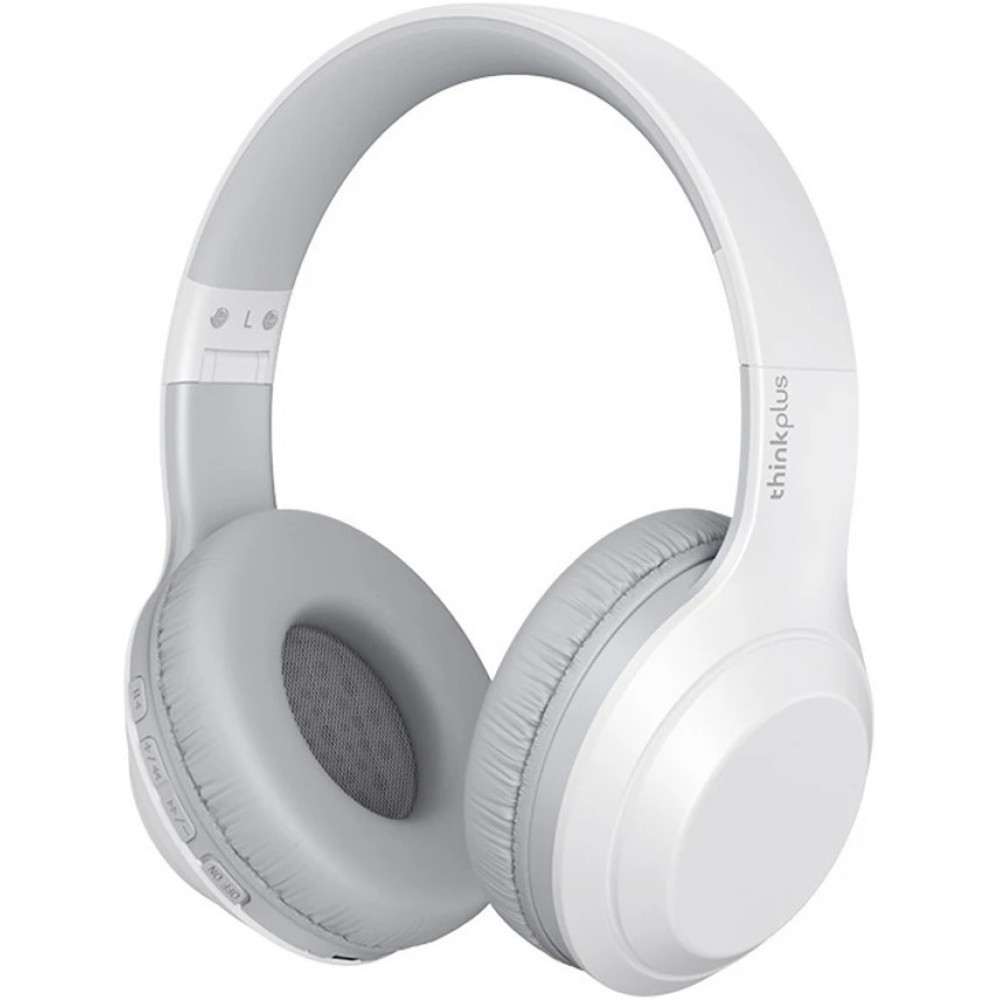 Kopfhörer Lenovo thinkplus TH10 over-ear wireless Bluetooth 5.0 Dualpower loudspeaker - Weiss