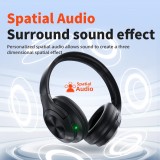 Casque sans fil Bluetooth Qere E80 Active Noise Cancellation (ANC) - Noir