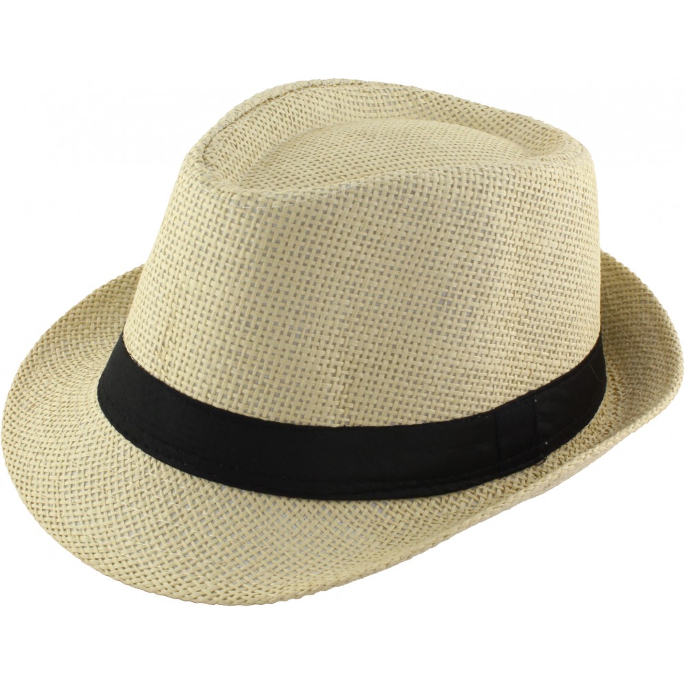 Chapeau d'été de paille panama - Beige