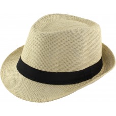 Chapeau d'été de paille panama - Beige