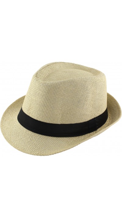 Chapeau d'été de paille panama - Beige