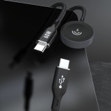 Dudao A12MaxC PD60W 2-in-1 Ladegerät Apple Watch USB-C Schnellladegerät - Schwarz