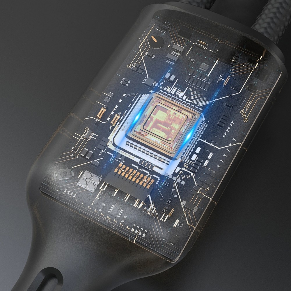 Dudao A12MaxC PD60W 2-in-1 Ladegerät Apple Watch USB-C Schnellladegerät - Schwarz